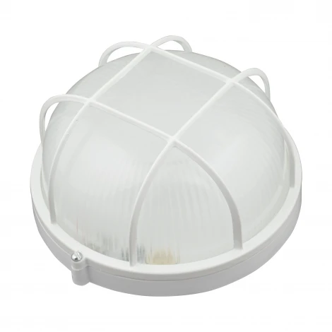 Светильник светодиодный влагозащищенный, круг с решеткой, 4000K Uniel ULW-K21/22/23/24 ULW-K22A 8W/4000K IP54 WHITE