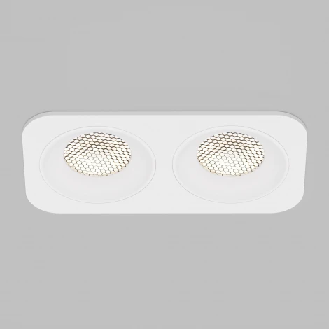 Светильник встраиваемый светодиодный IP44 Elektrostandard Tetro 15277/LED 20W 4000K белый IP44