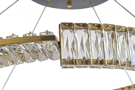 Подвесной светильник Arti Lampadari Carini L 1.5.60.100 G (LED, 220V, на тросе, кольцо)