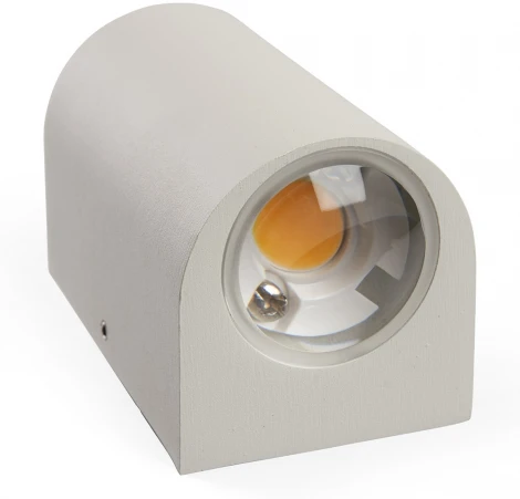 Архитектурная подсветка Feron Корфу 48478 DH053, 2*5W, 800Lm, 4000K, белый Бостон (LED, 220V, IP54)