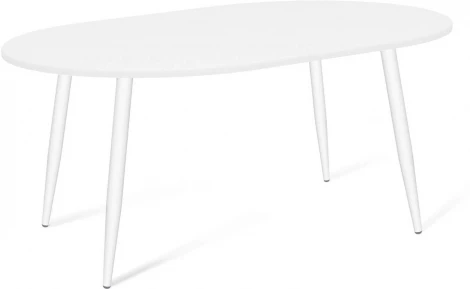 Стол Sheffilton SHT-TU14/120-80 МДФ белый муар/белая шагрень