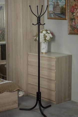 Вешалка напольная М 3 черный от фабрики Mebelik