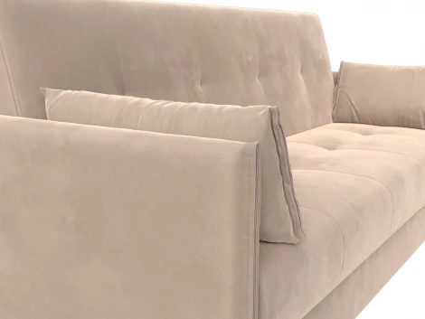 Диван-книжка Лига-018 (Бежевый/Велюр) Лига Диванов арт.117835