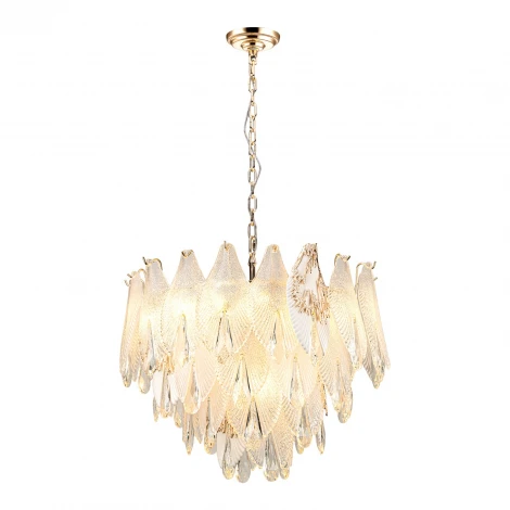 Подвесная люстра хрустальная Modelux ML.6228.600 GD