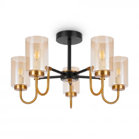 Потолочная люстра на штанге Freya Jewel FR5321CL-05BZ