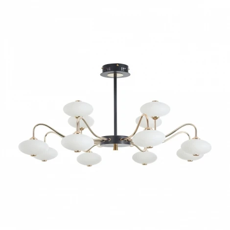 Потолочная люстра на штанге Arte Milano 273908/12 BK/GD (LED, 220V, шарики)