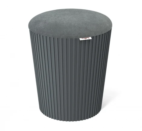 Пуф Sheffilton SHT-B24 графит/тёмно-серый 7501155304