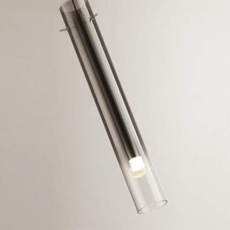 Подвесной светильник Odeon Light Shiny 5061/5LA PENDANT серебристый/дымчатый/металл/стекло LED 4W 3000K (220V, на проводе, круглые)