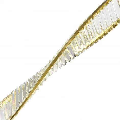 Подвесной светильник ST Luce Elica SL6205.323.01 Латунь/Прозрачный LED 1*25W 3000K (220V, на тросе)