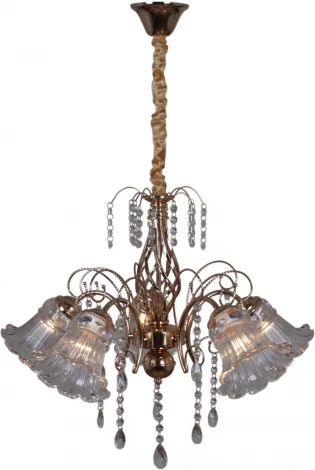 Подвесная люстра Reluce 02348-0.4-05 FGD+CL (220V, на цепи)