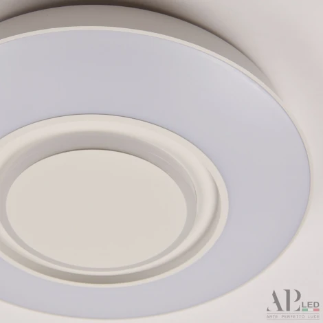 Потолочный светильник светодиодный с ПДУ APL LED Turin 3306.B246-350 White