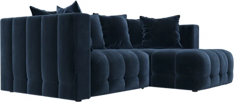 Диван угловой Лига-052 НПБ угол универсальный Лига Диванов (Велюр) арт.128798