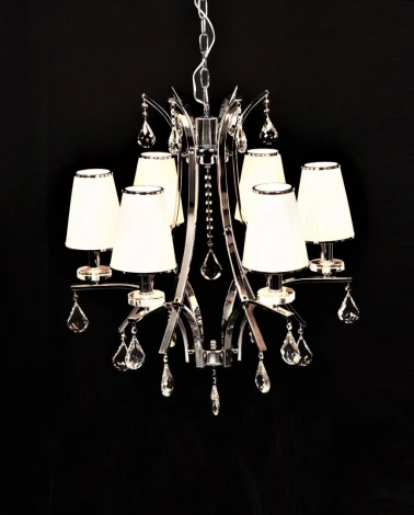Подвесная люстра Lumina Deco Glamour LDP 66247-6 WT