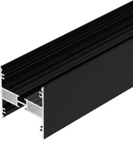 Профиль LINE-5050-DUAL-2000 ANOD BLACK (Arlight, Алюминий) 045652