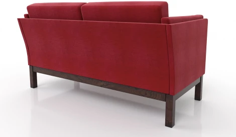 Диван Arsko Айверс М венге красный шенилл