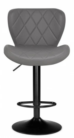 Барный стул Woodville Porch (Металл, Искусственная кожа/Черный) арт.15904