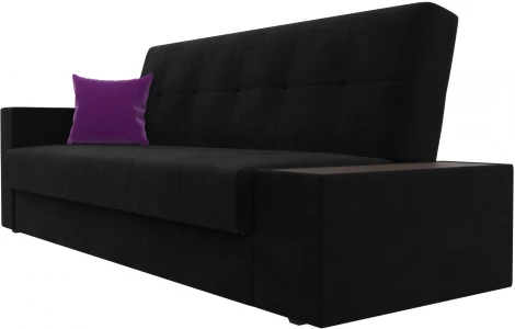 Диван-книжка Лига-020 стол справа (Черный,Фиолетовый/Микровельвет) Лига Диванов арт.118516