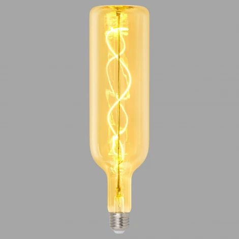 Лампа светодиодная филаментная, золотистая колба, спиральный филамент Uniel Soho LED-SF21-5W/SOHO/E27/CW GOLDEN GLS77GO