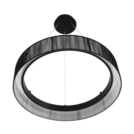 Подвесной светильник Lumion Kava 8371/40L черный, металл/текстиль/силикон LED 40W 3000/4000/6000K 220V