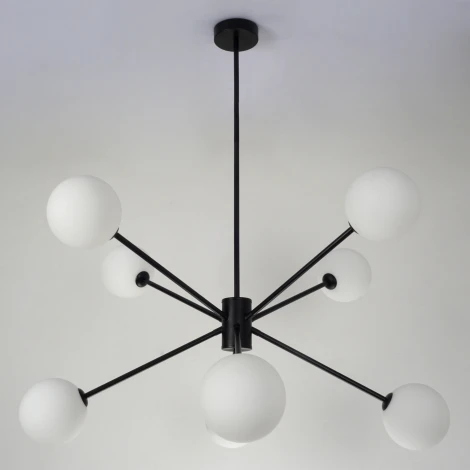 Потолочная люстра на штанге Zortes Ragy ZRS.1883.8 (220V, шарики, IP21)