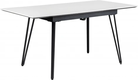 Стол R-Home Диего раздвижной 120-160 Светлый мрамор/Бабочка