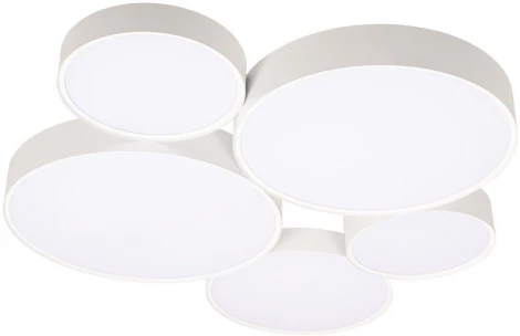 Потолочные светильники Loft It Drum 10218 White (LED, 220V, круглые)