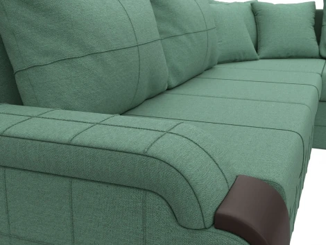 Диван угловой Николь правый угол Лига Диванов (Рогожка) арт.126002