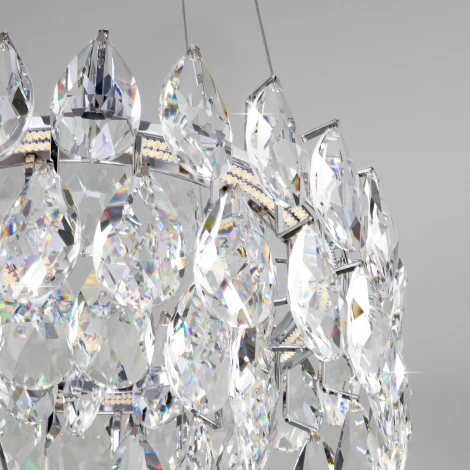 Подвесная люстра светодиодная Bogate's Marvel 90370/1 Strotskis (220V, хрусталь, на тросе)