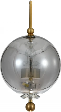 Подвесной светильник (11055/1P Smoke) Indigo Illusione V000187L (LED, 220V, на проводе, шар)