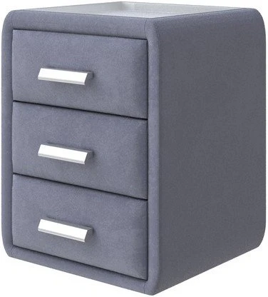 PROxSON Тумба Soft Mebel (Ткань: Велюр Casa Благородный серый) 51x48