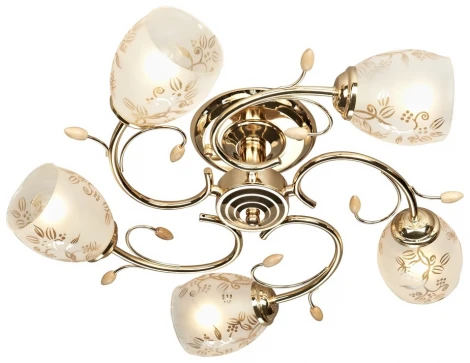 Потолочная люстра Velante 762 762-307-05 (220V, листья)