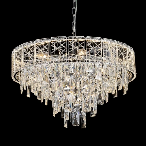 Подвесная люстра Citilux Sagrada CL317251 (220V, хрусталь, на цепи)