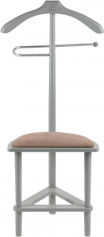 Вешалка костюмная с сиденьем В 26Н серый от фабрики Mebelik