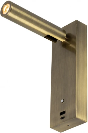 Спот для чтения Citilux Декарт CL704433 с USB (LED, 220V, выключатель)