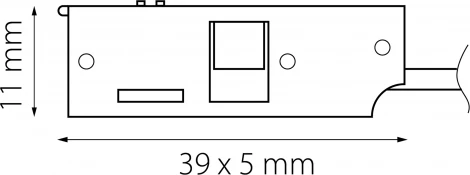 Подвод питания боковой к треку Lightstar Linea 506117 (24V)
