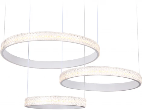 Подвесной светильник Ambrella Acrylica FA6161 (регулировка яркости, LED, 220V, пульт управления, на проводе, кольцо)