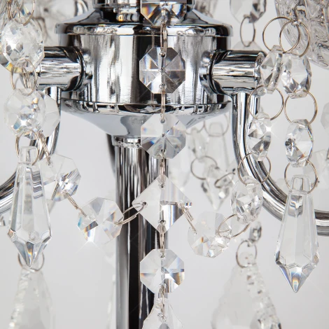 Интерьерная настольная лампа Eurosvet 2045 2045/3T хром/черный