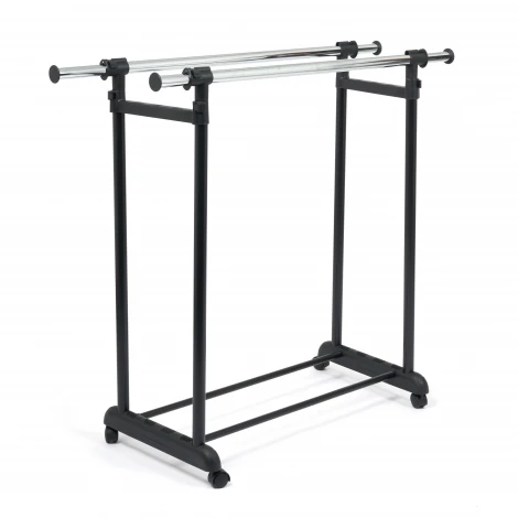 Вешалка NY-3295 хром/черный (металл)