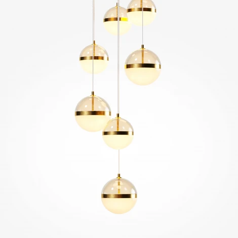 Подвесной светильник Maytoni Area MOD295PL-L120BBS3K (LED, 220V, на проводе, шарики)