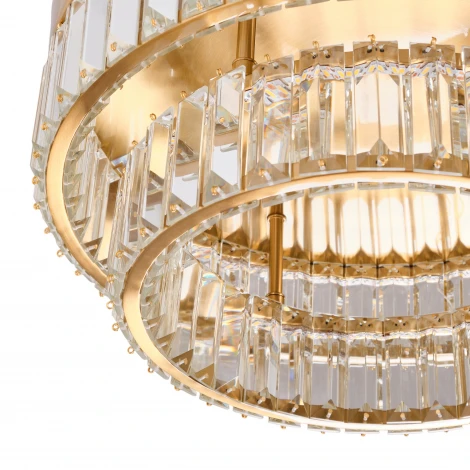 Потолочная люстра светодиодная MyFar Irina MR2011-2CL (220V, хрусталь)
