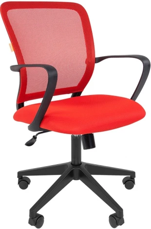 Компьютерное кресло CHAIRMAN 698 (Пластик,Ткань,Сетка/Красный)
