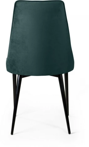 Стул Top Concept Oliver, бархат зеленый 19/ черный конус