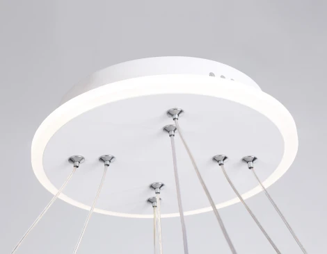 Подвесной светильник Ambrella Comfort FL66326 (регулировка яркости, LED, 220V, пульт управления, на тросе, шарики)