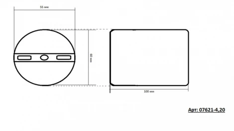 Подвесной светильник Kink Light Рия 07621-4,19 (220V, на тросе, асимметрия)