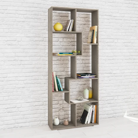 Стеллаж ТЭКС Ромео-8, ясень анкор темный