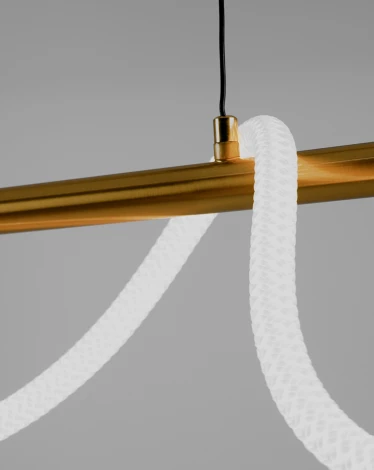 Подвесной светильник светодиодный с гибким неоном Moderli True V10679-PL (220V, на тросе)