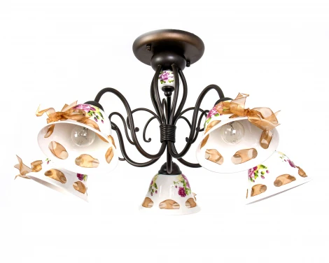 Потолочная люстра Abrasax MDK9424/5B Coffee (220V, ленточки)