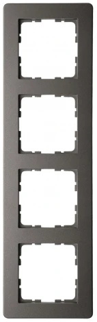 Рамка на 4 поста (мокко) Jasmart G-Flex G1104Z