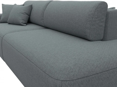 Диван прямой Лига-036 НПБ Модерн подлокотник слева Лига Диванов (Рогожка) арт.124221L