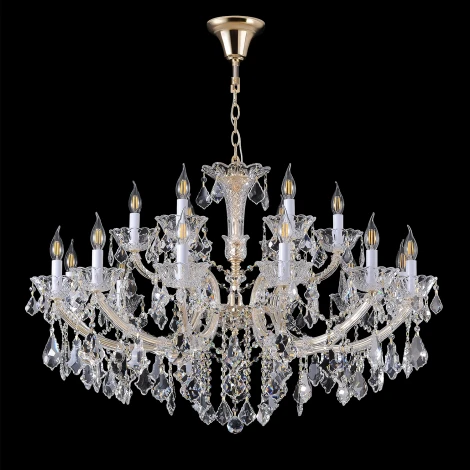 Подвесная люстра Crystal Lux CRISTELLE SP12+6 GOLD